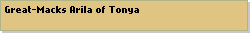 Great-Macks Arila of Tonya